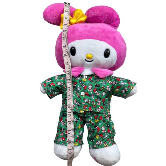 Build-A-Bear Sanrio Hello Kitty & Friends My Melody Plush Christmas PJ Set 2023 - Picture 6 of 16